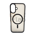 COVER IN POLICARBONATO SATINATO E TPU PER IPHONE 17 NERO