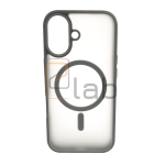 COVER IN POLICARBONATO SATINATO E TPU PER IPHONE 17 GRIGIO CHIARO