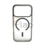 COVER IN POLICARBONATO SATINATO E TPU PER IPHONE 17 PRO GRIGIO CHIARO