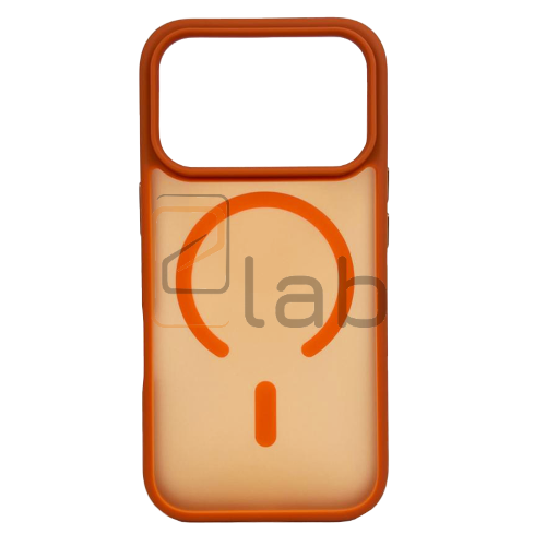COVER IN POLICARBONATO SATINATO E TPU PER IPHONE 17 PRO MAX ARANCIONE