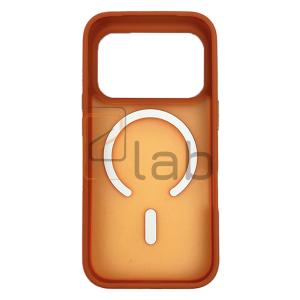 COVER IN POLICARBONATO SATINATO E TPU PER IPHONE 17 PRO MAX ARANCIONE
