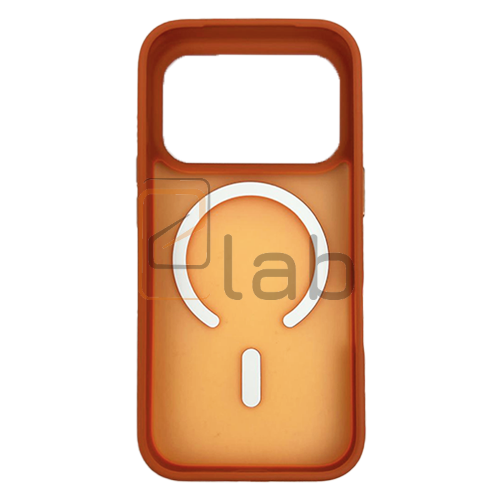COVER IN POLICARBONATO SATINATO E TPU PER IPHONE 17 PRO MAX ARANCIONE