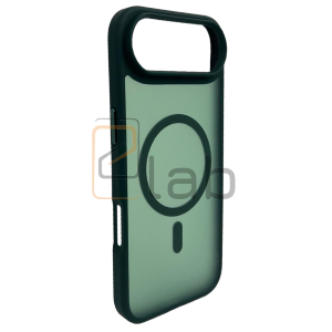 COVER IN POLICARBONATO SATINATO E TPU PER IPHONE 17 AIR VERDE MILITARE
