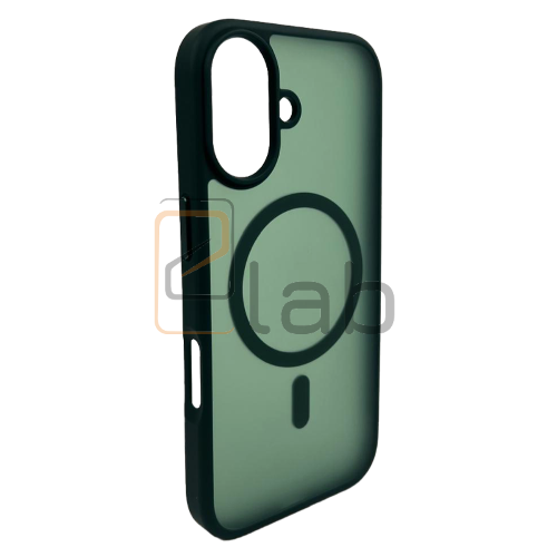 COVER IN POLICARBONATO SATINATO E TPU PER IPHONE 17 VERDE MILITARE