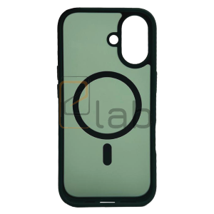COVER IN POLICARBONATO SATINATO E TPU PER IPHONE 17 VERDE MILITARE