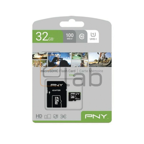 MEMORY CARD + ADATTATORE MICRO SD 32 GB PNY