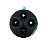 VETRO VETRINO FOTOCAMERA POSTERIORE CON FRAME NERO XIAOMI REDMI 14C