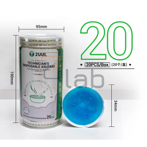 POSACENERE MONOUSO PER TECNICI AS01 2UUL - 20 PEZZI