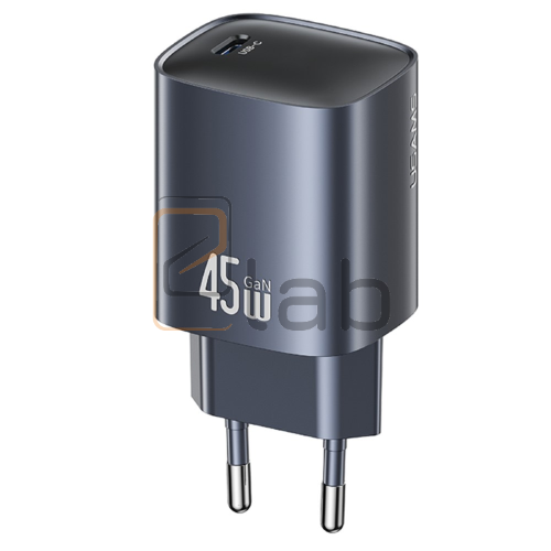 CARICABATTERIE A CARICA VELOCE TYPE-C NERO 45W US-CC323 T66 USAMS