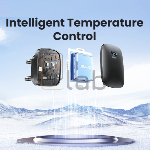 CARICABATTERIE A CARICA VELOCE TYPE-C NERO 45W US-CC323 T66 USAMS