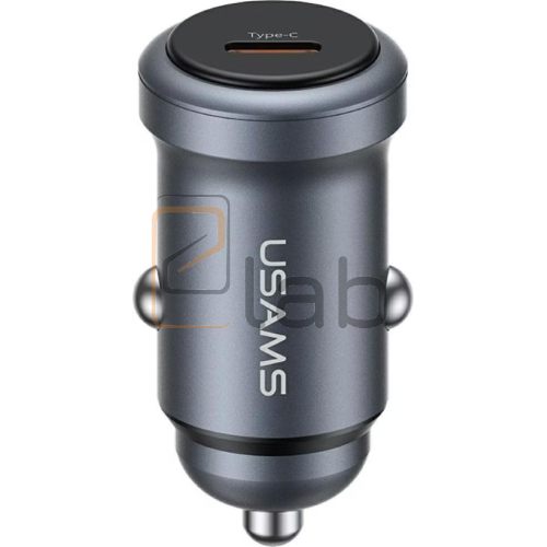CARICABATTERIE DA AUTO IN ALLUMINIO TYPE-C US-CC321 30W TARNISH USAMS