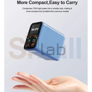 CARICABATTERIE 6 PORTE FAST CHARGER PD+QC 72W Q4 RELIFE