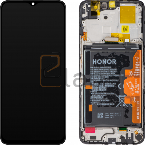 DISPLAY LCD SERVICE HUAWEI HONOR X5 PLUS / X6A CON BATTERIA BLACK - NERO