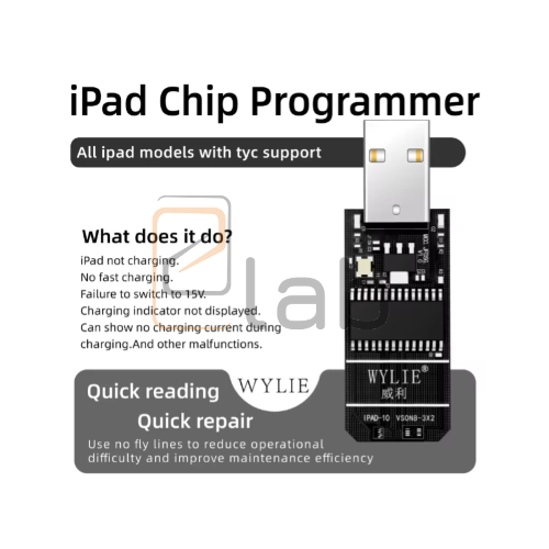 PROGRAMMATORE CHIP RICARICA PER IPAD UNIVERSALE WYLIE