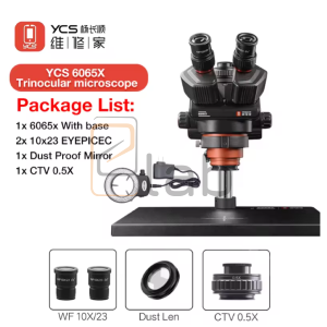 MICROSCOPIO TRINOCULARE 6065 6.5X YCS