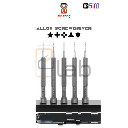 NO.1 - SET DI CACCIAVITI IN LEGA DI ACCIAIO S2 YCS / MR. YANG