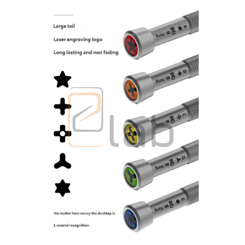 NO.1 - SET DI CACCIAVITI IN LEGA DI ACCIAIO S2 YCS / MR. YANG