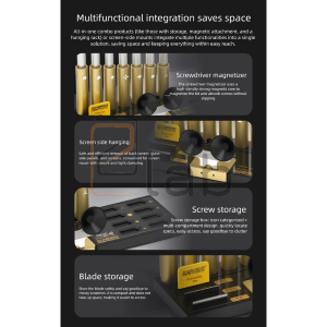 SUPPORTO DA BANCO MULTIFUNZIONALE ORGANIZER CACCIAVITI KEGUAN A6 
