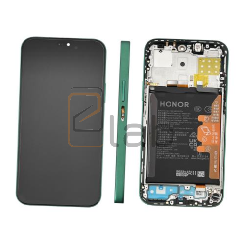 DISPLAY LCD SERVICE HONOR X8B CON BATTERIA GLAMOROUS GREEN - VERDE