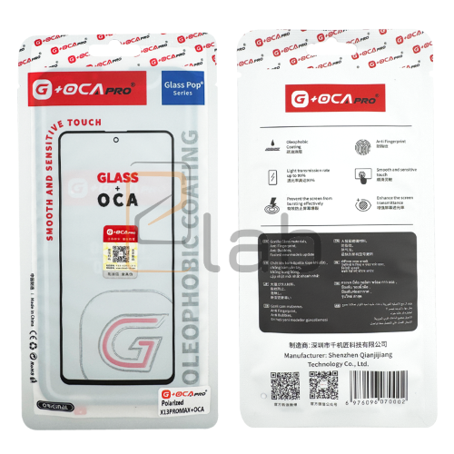 VETRO + OCA + POLARIZZATA IPHONE 13 PRO MAX G+OCA PRO