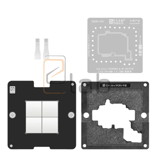 SUPPORTO MAGNETICO PER STENCIL PER REBALLING SAMSUNG GALAXY S24 ULTRA AMAOE