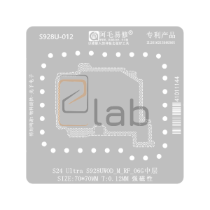 SUPPORTO MAGNETICO PER STENCIL PER REBALLING SAMSUNG GALAXY S24 ULTRA AMAOE