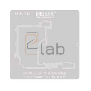 SUPPORTO MAGNETICO PER STENCIL PER REBALLING SAMSUNG GALAXY S23 ULTRA AMAOE