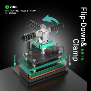 MINI MORSA A PRESSIONE RISCALDANTE REGOLABILE PER RIPARAZIONE SMARTPHONE DA07 2UUL