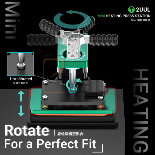 MINI MORSA A PRESSIONE RISCALDANTE REGOLABILE PER RIPARAZIONE SMARTPHONE DA07 2UUL