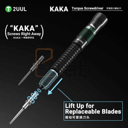 KAKA - CACCIAVITE DINAMOMETRICO DI PRECISIONE CON PUNTA I4P SPECIFICO PER IPHONE SERIE 17 SD27 2UUL