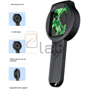 MICROSCOPIO PORTATILE - LENTE D'INGRANDIMENTO DIGITALE CON SCHERMO IPS 2.8 POLLICI