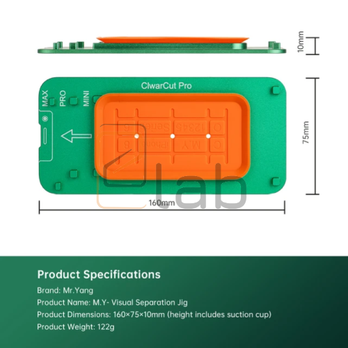 CLWARCUT PRO - STRUMENTO APERTURA LCD - DISPLAY M.Y-3001 MR. YANG YCS