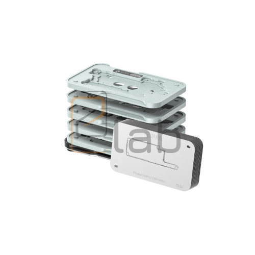 MIDREBALL BASE - BASETTA MAGNETICA CON STENCIL PER REBALLING SCHEDA MADRE DA IPHONE 12 AD IPHONE 16 PRO MAX BH13 2UUL