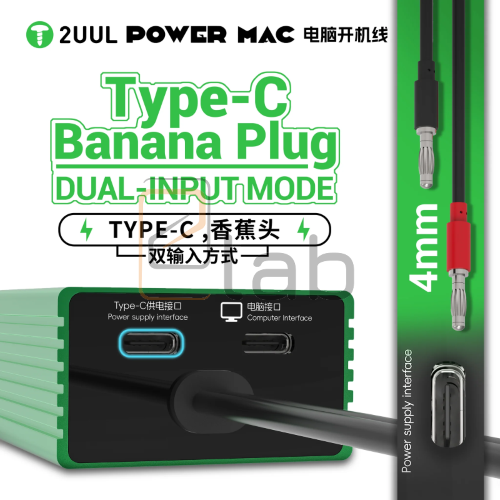 POWER MAC - CAVO DI ALIMENTAZIONE DA BANCO PER MACBOOK E LAPTOP PW08 2UUL