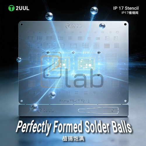 STENCIL PER REBALLING FULL IC IPHONE SERIE 17 BG03 2UUL