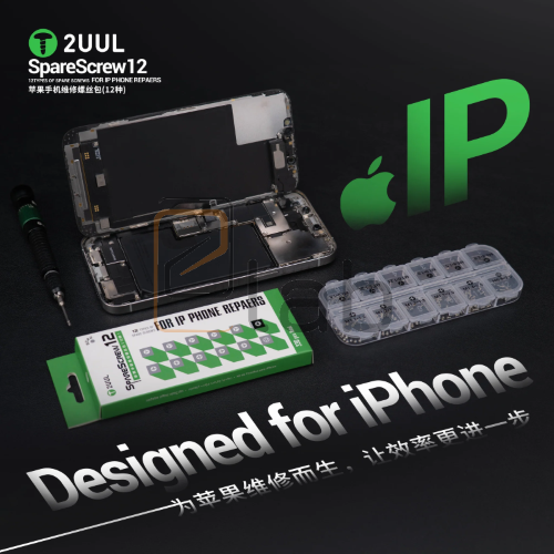 SPARE SCREW 12 - KIT VITI PER RIPARAZIONE IPHONE SC22 2UUL - 330 PEZZI