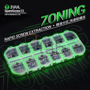 SPARE SCREW 12 - KIT VITI PER RIPARAZIONE IPHONE SC22 2UUL - 330 PEZZI