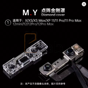 DIAMOND COVER - SUPPORTO PROTEZIONE MAGNETICA POLVERE FOTOCAMERA ANTERIORE DA IPHONE X AD IPHONE 17 PRO MAX MR. YANG YCS