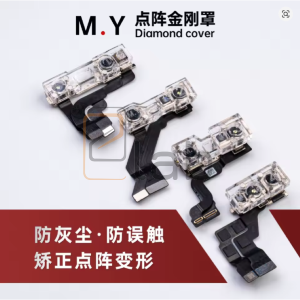 DIAMOND COVER - SUPPORTO PROTEZIONE MAGNETICA POLVERE FOTOCAMERA ANTERIORE DA IPHONE X AD IPHONE 17 PRO MAX MR. YANG YCS