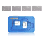 SUPPORTO SCHEDA MADRE + STENCIL PER REBALLING IPHONE SERIE 17 TR17 XINZHIZAO - 4 IN 1