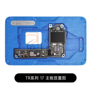 SUPPORTO SCHEDA MADRE + STENCIL PER REBALLING IPHONE SERIE 17 TR17 XINZHIZAO - 4 IN 1