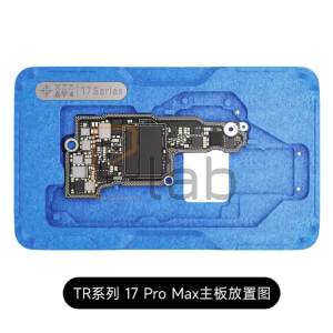 SUPPORTO SCHEDA MADRE + STENCIL PER REBALLING IPHONE SERIE 17 TR17 XINZHIZAO - 4 IN 1