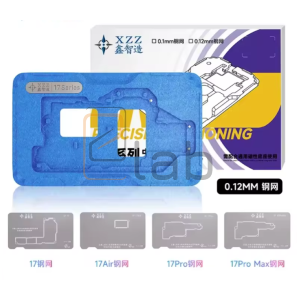 SUPPORTO SCHEDA MADRE + STENCIL PER REBALLING IPHONE SERIE 17 TR17 XINZHIZAO - 4 IN 1