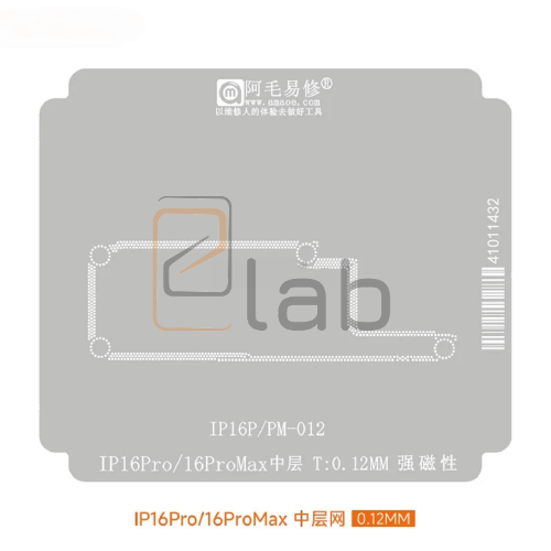 SUPPORTO MAGNETICO PER STENCIL PER REBALLING IPHONE SERIE 16 AMAOE - 4 IN 1