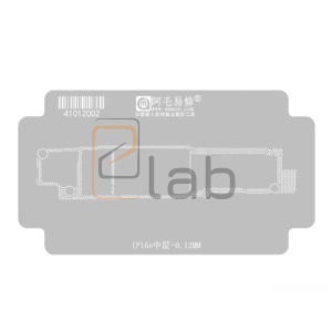 SUPPORTO STENCIL PER REBALLING IPHONE 16E AMAOE  