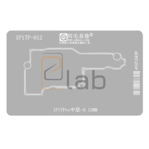 SUPPORTO PER STENCIL PER REBALLING IPHONE SERIE 17 AMAOE - 3 IN 1