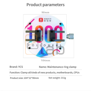 SUPPORTO SCHEDA MADRE UNIVERSALE REGOLABILE H03-PRO YCS