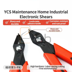 TRONCHESINA DI PRECISIONE A BECCO DRITTO PIATTO S-PK YCS