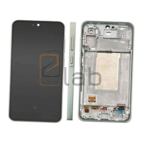 DISPLAY LCD SAMSUNG SERVICE PACK A36 5G LIME GREEN CON FRAME SM-A366B