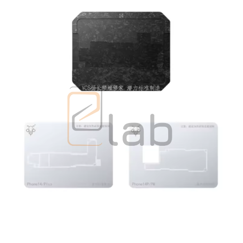 BASETTA CON STENCIL PER REBALLING SCHEDA MADRE IPHONE SERIE 14 YCS